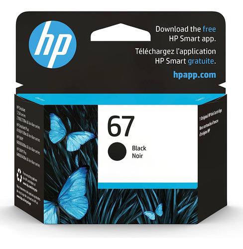 Hp 67 El Cartucho De Tinta Negra Funciona Con Hp Deskjet34