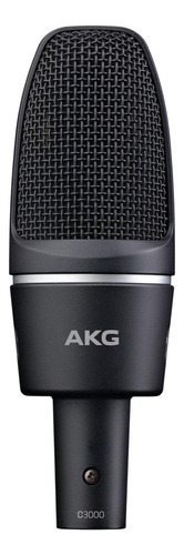 Microfone AKG C3000 Condensador Cardioide cor preto
