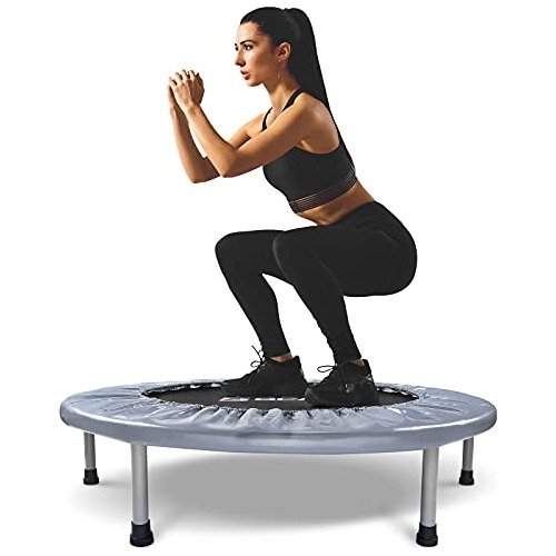 Mini Trampolines Plegable Con Almohadilla De Seguridad