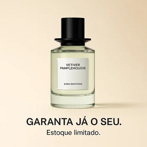 Perfume Zara Vetiver Pamplemousse 100ml Edp - Frescor Premium Por