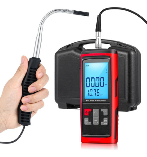 Hot-wire Anemómetro Gt8916 Con Sonda Telescópica
