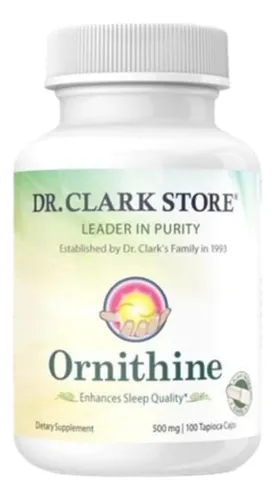 Dr Clark Store, Suplemento Vegetariano De Ornitina, 500 Mg,