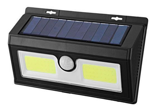 Lámpara Con Panel Solar Y Luz Led Con Sensor De Movimiento