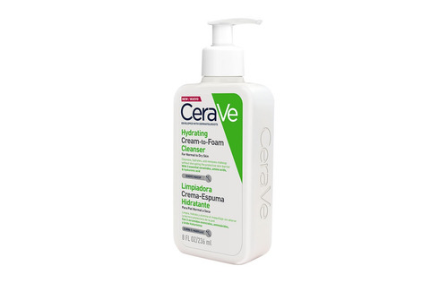 Imagen 4 de 5 de Cerave Limpiadora Crema-espuma Hidratante 236ml Para Rostro