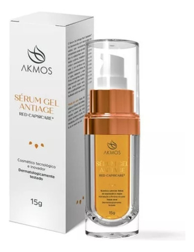 Botox Natural, Sérum Gel Akmos Redução De Rugas Momento de aplicação Noite Tipo de pele Todo tipo de pele