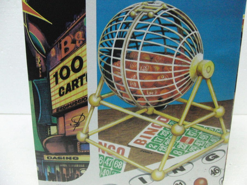 Juego De Bingo 100 Cartones Con Bombo, Familia Diversión.