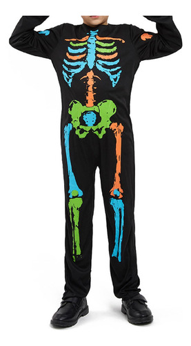 Disfraz De Esqueleto De Halloween Para Niños, Ropa De S