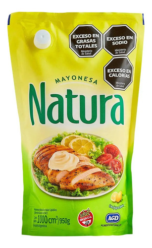 Mayonesa Natura D/pack 950 G. Pack Por  6 Unidades