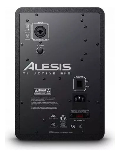 Monitor Referência Para Estúdio Alesis M1 Active Mk3 Preto