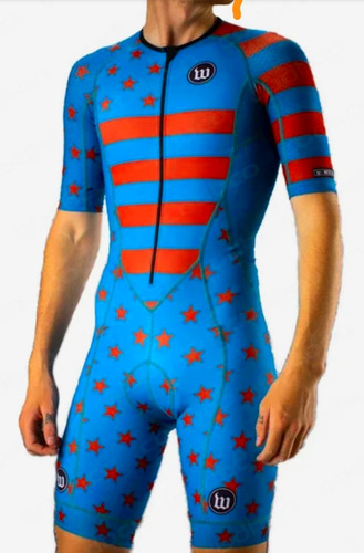 Traje Triatlon Hombre, Enterito Ciclismo Talla Xl 