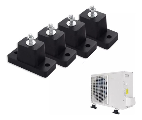 Sh Neopreno Base For Minisplit Capacitor 4 Pzas 1 A 5 Ton