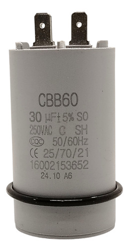 Capacitador De 1 Hp, 110v -60hz -30uf, Exxel.