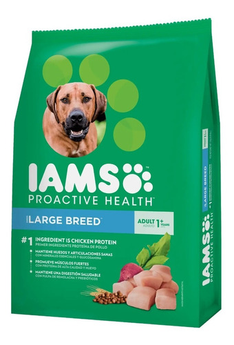 Alimento Iams Adult Large 15 kg