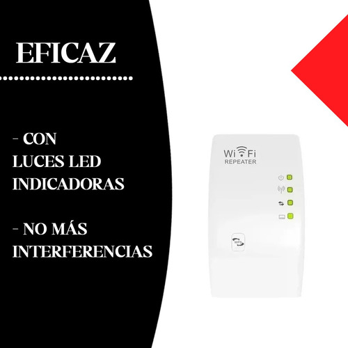 Amplificador Repetidor Extensor Inalámbrico Curvo De Wifi