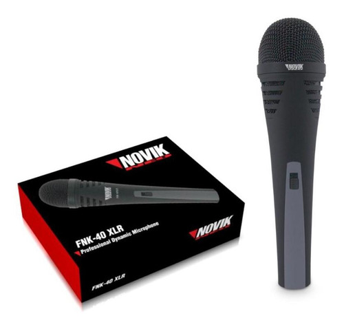 Microfone Profissional Cápsula Alemã Ebel Novik Neo Fnk40xlr