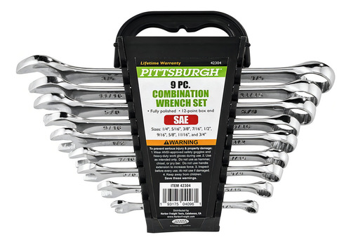 Juego De Llaves Pittsburgh 9 Piezas Xtreme P