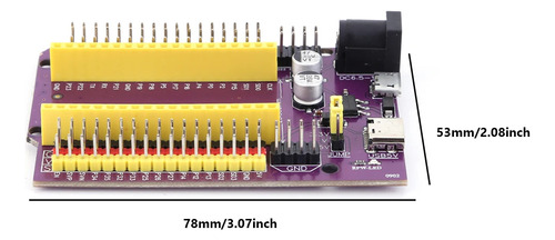 Módulo Shield Esp32 38 Pines Usb-c Y Micro-usb