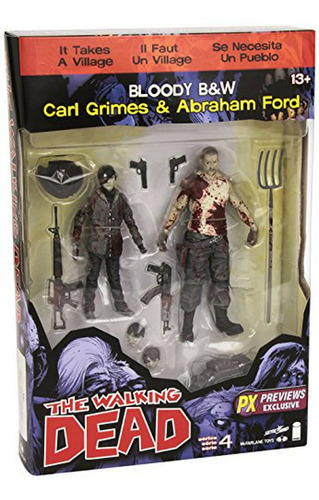 The Walking Dead Cómica De La Serie 4 Carl Grimes Y Abraham 