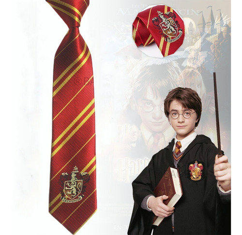 Corbata Harry Potter Gryffindor O Slytherin Hogwarts Bordada