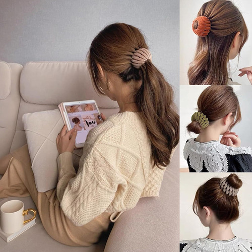 Pinzas Para El Pelo Con Forma Nido Pájaro Soporte Extensible