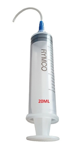 Seringa Adaptada Lavagem Ouvido Limpeza Cera Capacidade Em Volume 20 Ml