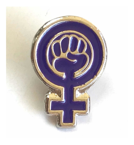 Imagen 4 de 10 de Pin Feminista ( Poder Femenino ) Feminismo Pin Morado