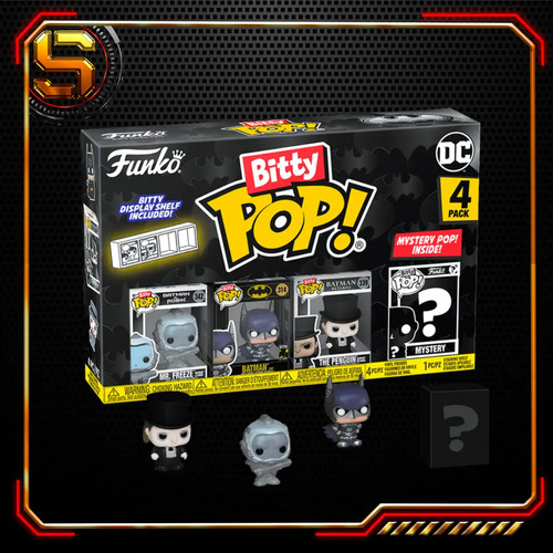 Funko Bitty Pop Movies Batman 85 Years Mr Freeze 4 Pack