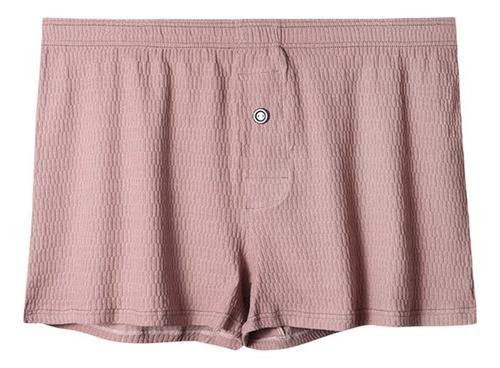 Calzoncillos Casuales Elásticos De Cintura Cómoda Con Bloque