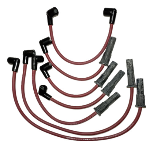 Cables De Bujias Para Ford Motor 200 / 250  Tapa Platino