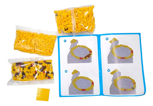 Bloques Armables 3d Pikachu Charizard Pokemon Nivel 5