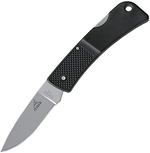 Cuchillo Navaja Plegable Gerber Gear Acero Inoxidable Negro