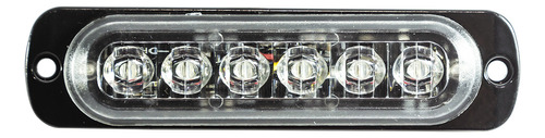 Baliza 6 Led 6 Watts 12v 24v Efectos Intermitentes Color Vs