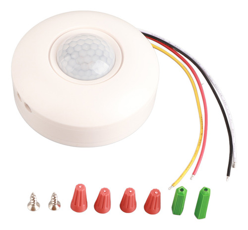 Interruptor De Sensor De Movimiento Pir Infrarrojo De 360° C