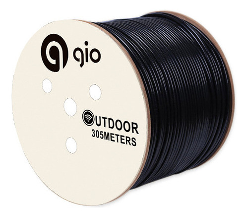 Cable De Red Utp Cat5e Blindado Para Exterior Bobina 305m