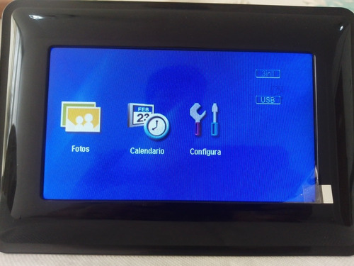 Imagen 3 de 4 de Porta Retrato Digital Coby Dp730