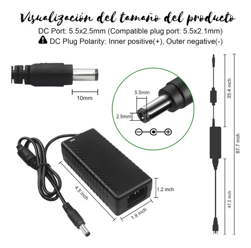Eliminador De Corriente 12v 5a - Fuente Alimentación Univers