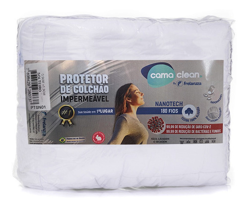 Imagem 2 de 8 de Capa Protetora Colchão Impermeável Saia Ajustável Solteiro