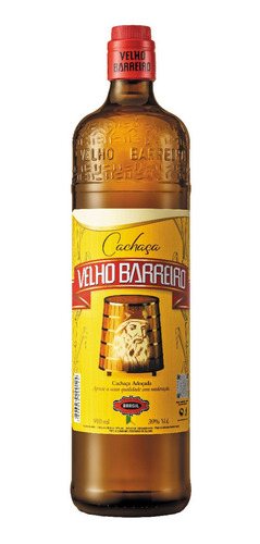 Imagem 1 de 4 de Cachaça Velho Barreiro Tradicional 910ml