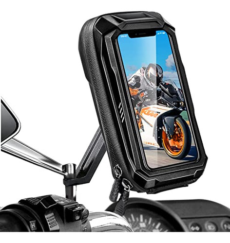 Motorcycle Phone Mount Holder Waterproof Motorcycle Cel...