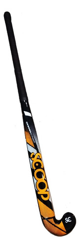Palo Hockey Carbono Fibra Vidrio Adulto Reforzado Scoop Color Negro/naranja Talle 37.5