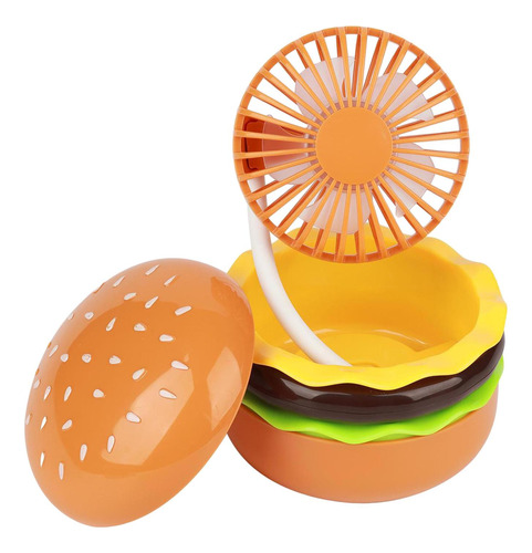 Mini Ventilador En Forma De Hamburguesa Para Niños,