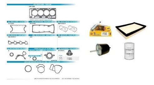 Juntas Motor Kit Afinacion Ford Courier 1.6 01-06