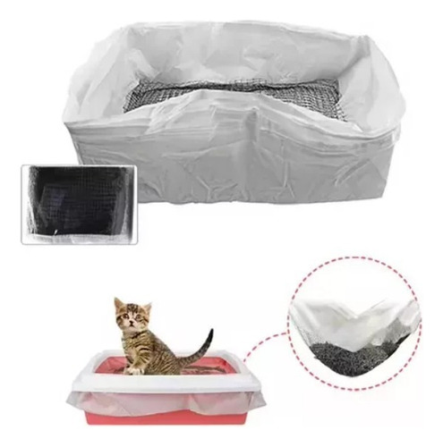 30 Bolsas De Malla Para Arena Para Gatos