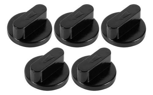 Botón De Cocina, 5 Unidades, Nuevo, Negro, Universal, Para E
