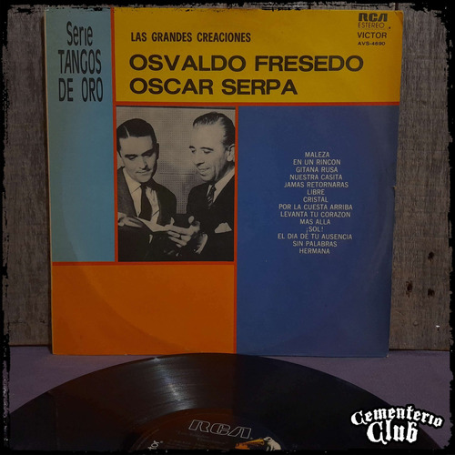 Osvaldo Fresedo Oscar Serpa Grandes Creaciones 79 Vinilo Lp