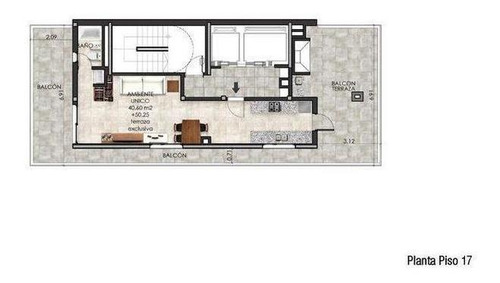 Imagen 11 de 11 de Venta Dptos En Construcción Monoambiente C/ Terraza - Av. Pellegrini 1267 - Gazze