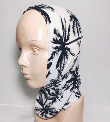 Imagen 4 de 6 de Bandana Mascara Bufanda Moto Motociclista Tactico Sol Palms