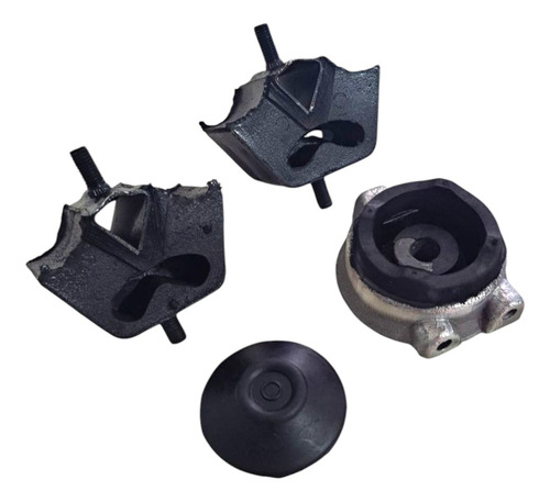 Kit X2 Soportes De Motor + 1 Pata De Caja + Tope Gol  1.6 