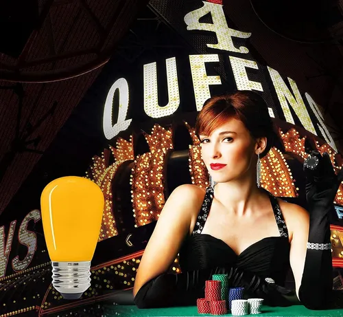 Luxsent Sign S14 Bulbo Decorativo Led, Color Amarillo, A De
