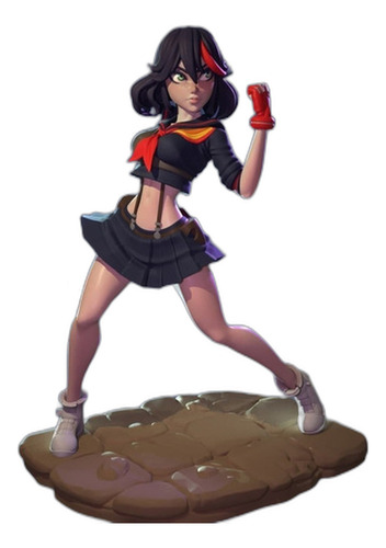 Kill La Kill Ryuko Matoi Dinamu3d V1-2 Stl Obj Impresión 3d